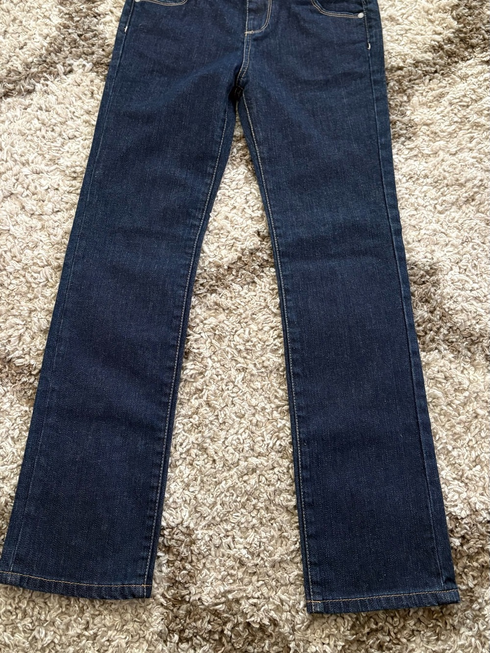 PAIGE Kids Dark Blue Bootcut Jeans